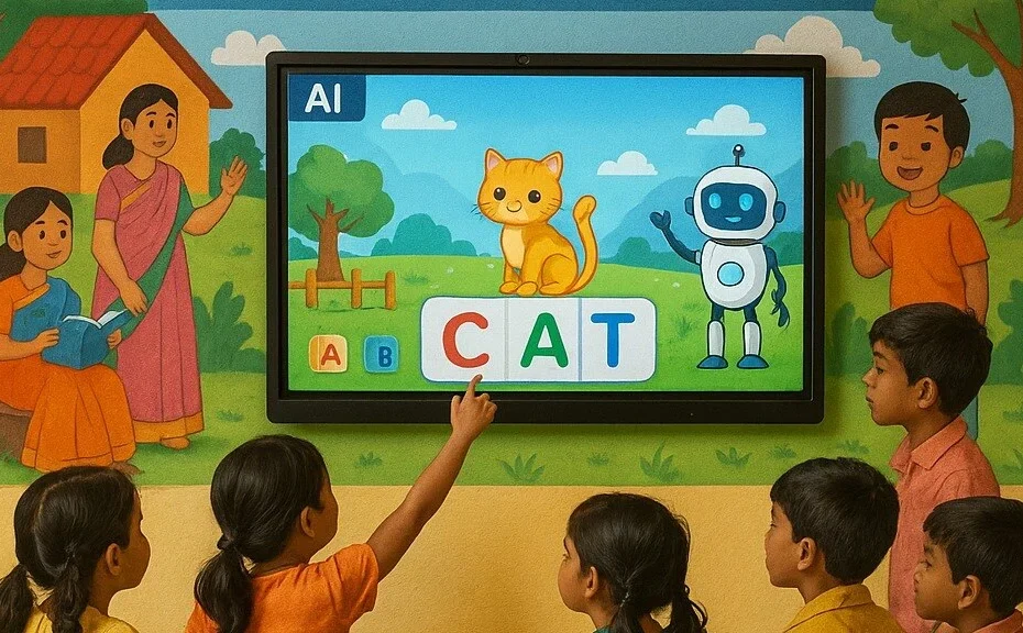 indiasfirstaipoweredanganwadibringsdigitallearningtoruralchildren04125922316x90 VANIJYA TECHNOLOGY | Web Design Service AI Anganwadi Smart Anganwadi Initiative