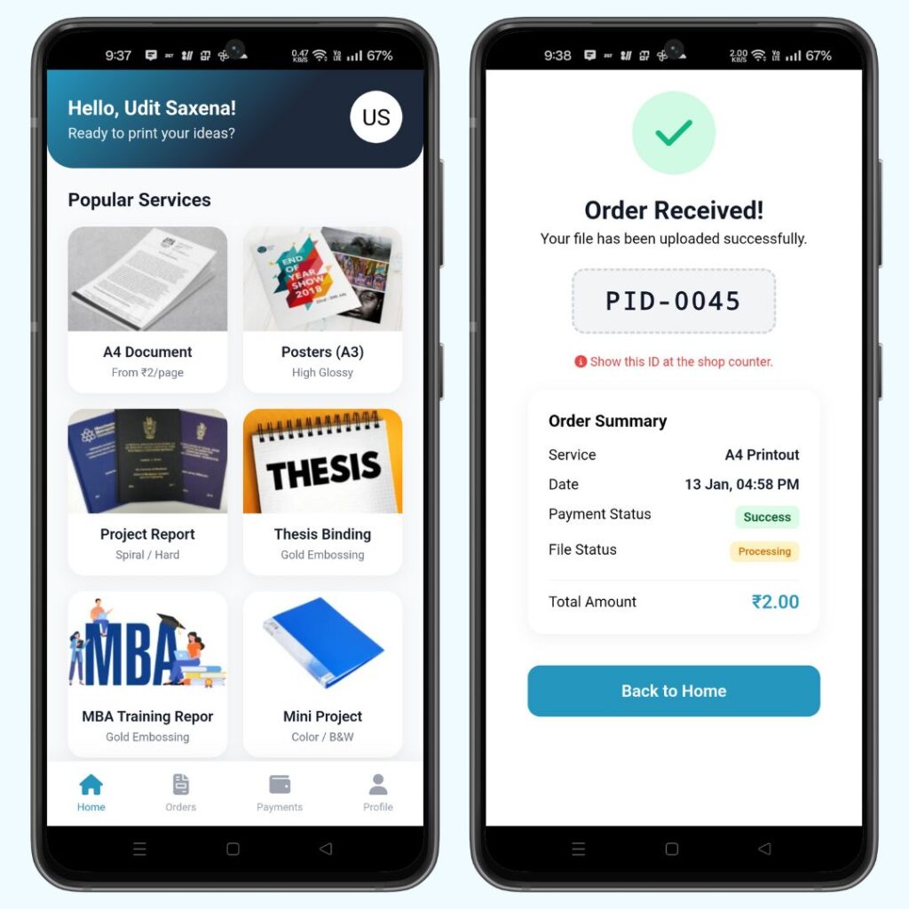 printonapp mobile app androip app developer