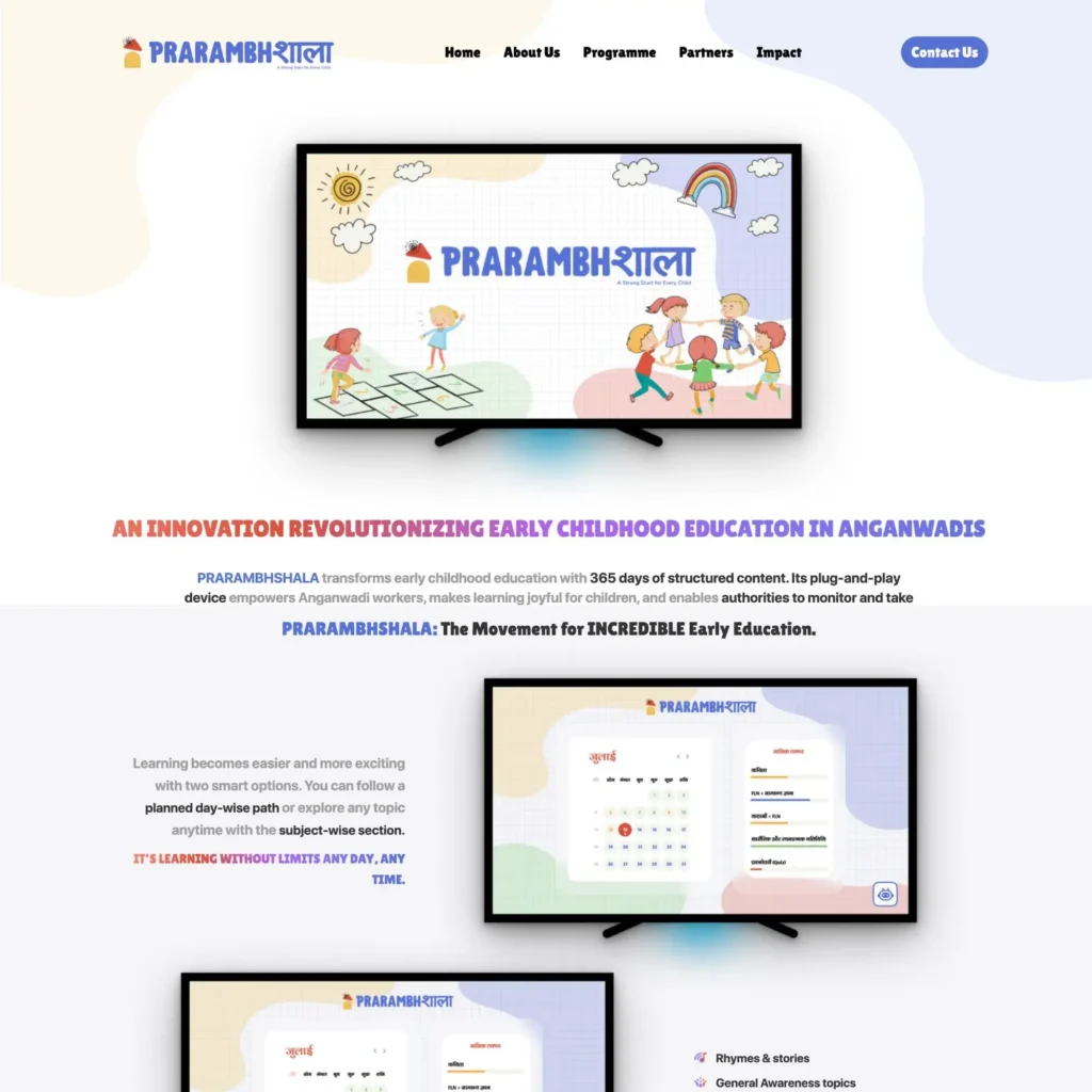 PRARAMBHSHALA First Ai Anganwadi